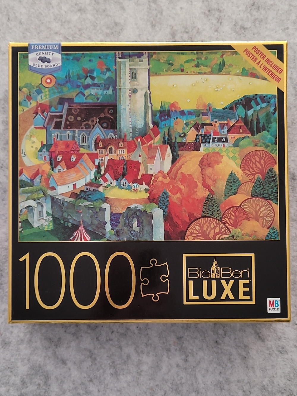 NEW/SEALED Big Ben Luxe "A View From Corfe Castle Dorset" 1000 pc Jigsaw Puzzle